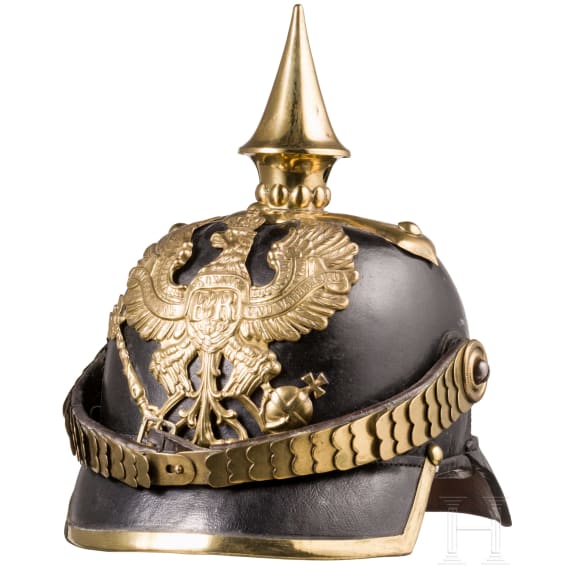 Helm f&uuml;r Mannschaften der Infanterie, um 1860
