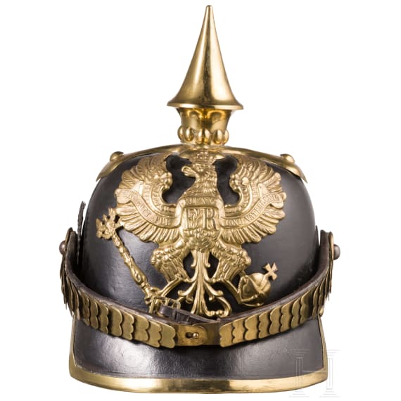 Helm f&uuml;r Mannschaften der Infanterie, um 1860