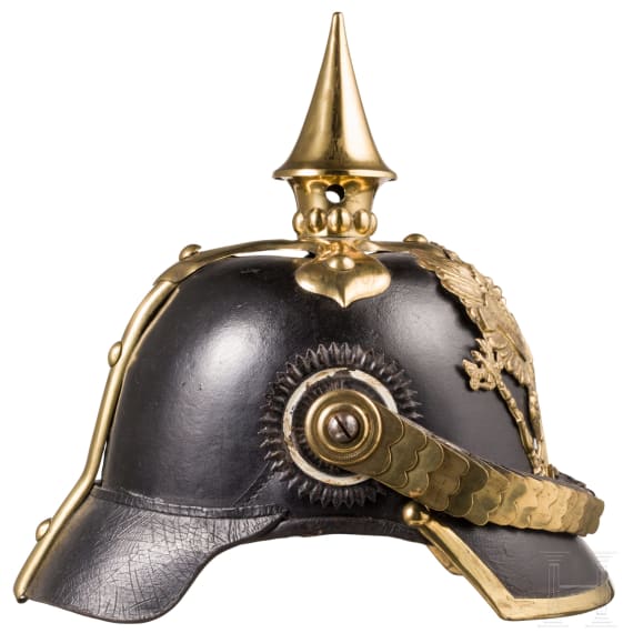 Helm f&uuml;r Mannschaften der Infanterie, um 1860