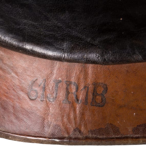 Helm f&uuml;r Mannschaften der Infanterie, um 1860