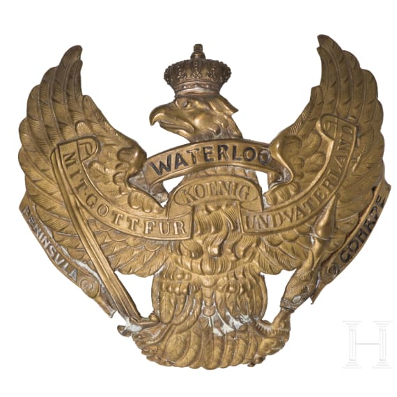 A helmet for enlisted men of the Line Infantry, circa 1890