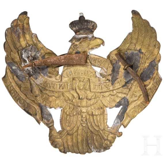 A helmet for enlisted men of the Line Infantry, circa 1890