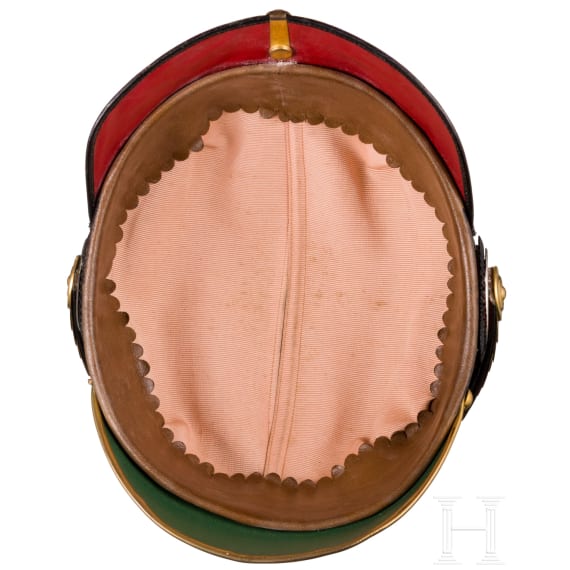 Helm f&uuml;r Offiziere der Infanterie, um 1900