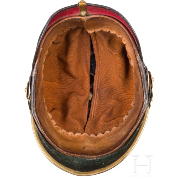 Helm f&uuml;r Offiziere im F&uuml;silier-Regiment Nr. 33 oder Nr. 34, um 1900