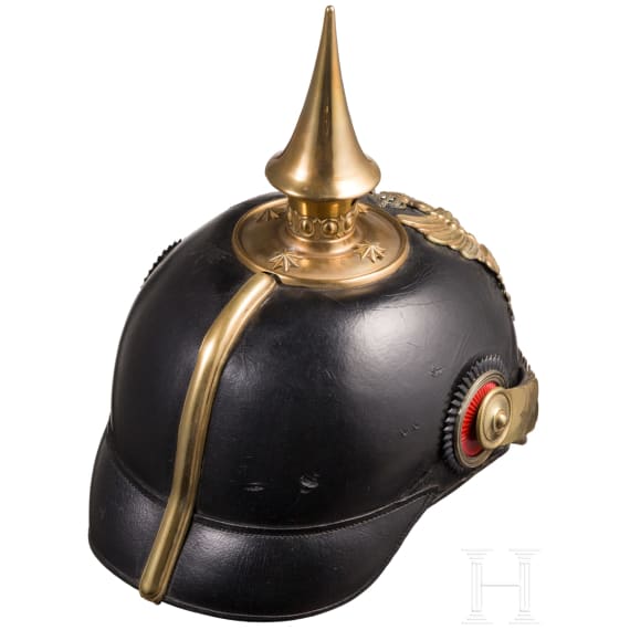 Helm f&uuml;r Offiziere im F&uuml;silier-Regiment Nr. 33 oder Nr. 34, um 1900