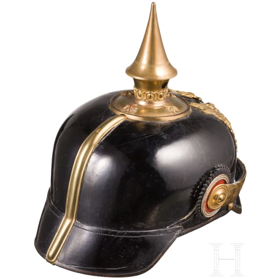 Helm f&uuml;r Offiziere der Infanterie, um 1900