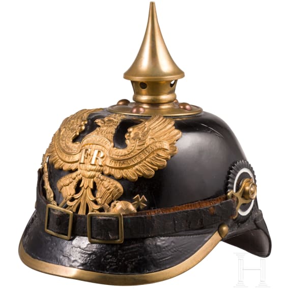 Helm M 1895 f&uuml;r Mannschaften der Linieninfanterie, datiert 1905