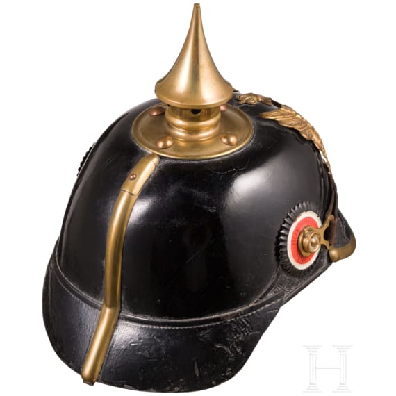 Helm M 1895 f&uuml;r Mannschaften der Linieninfanterie, datiert 1905