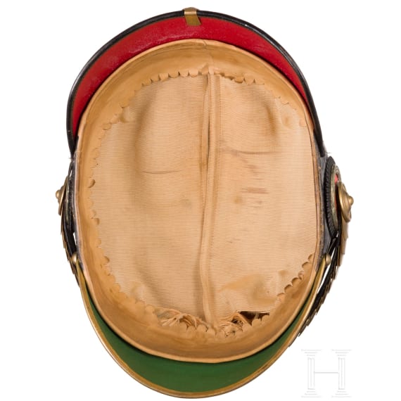 Helm f&uuml;r Offiziere der Garde-Infanterie, um 1900
