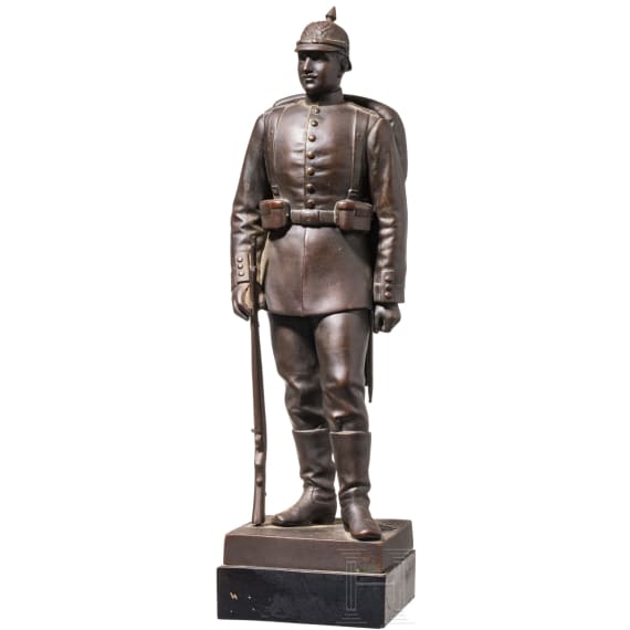 Carl Silbernagel &ndash; Figur eines Soldaten vom IR 131, datiert 1898