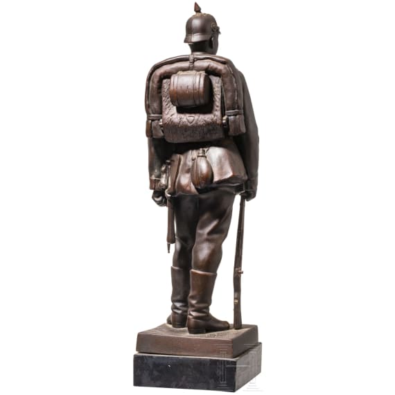 Carl Silbernagel &ndash; Figur eines Soldaten vom IR 131, datiert 1898