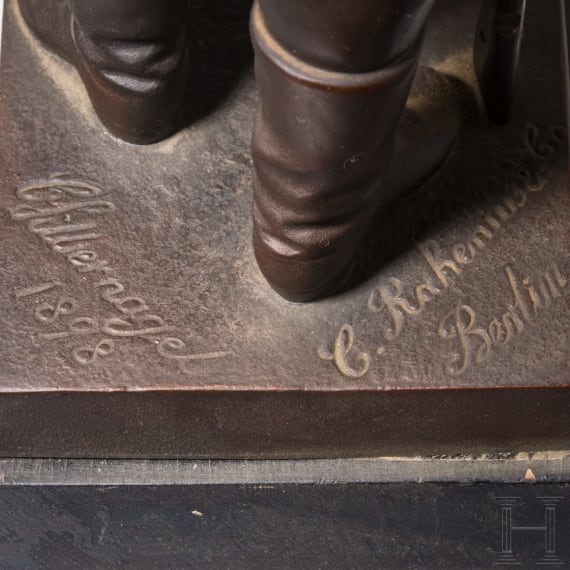 Carl Silbernagel &ndash; Figur eines Soldaten vom IR 131, datiert 1898