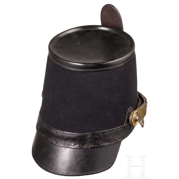 Tschako M 1854 f&uuml;r Offiziere der J&auml;ger-Bataillone Nr. 1, 2, 5 und 6