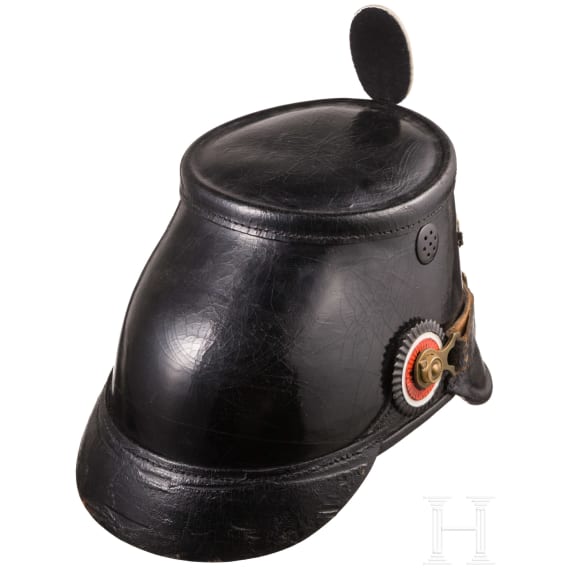 Tschako M 1895/97 f&uuml;r Mannschaften im J&auml;ger-Bataillon Nr. 9