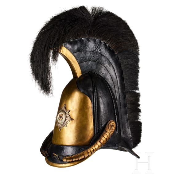 Helm M 1830 f&uuml;r Offiziere der preu&szlig;ischen Garde du Corps