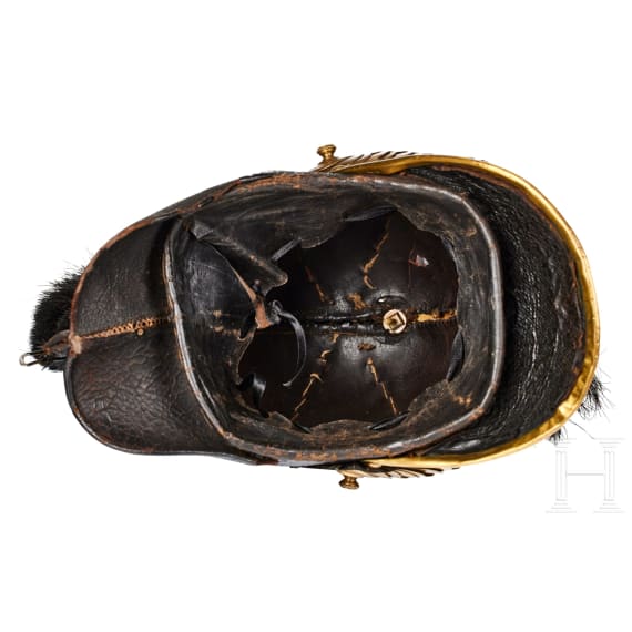 Helm M 1830 f&uuml;r Offiziere der preu&szlig;ischen Garde du Corps