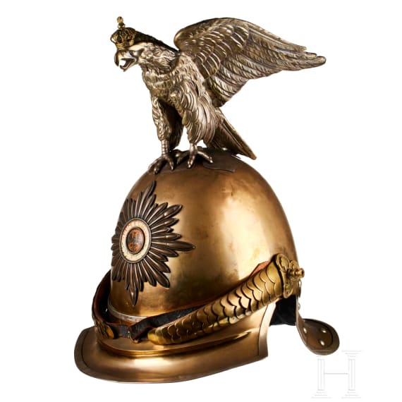 Fr&uuml;her Helm M 43 f&uuml;r Offiziere der preu&szlig;ischen Garde du Corps