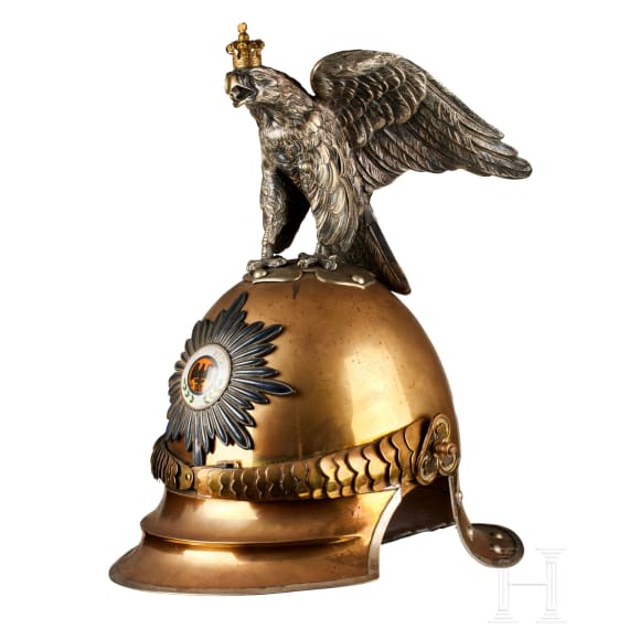 Helm M 43 f&uuml;r Offiziere der preu&szlig;ischen Garde du Corps
