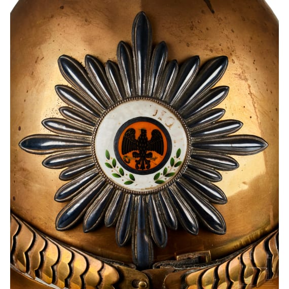 Helm M 43 f&uuml;r Offiziere der preu&szlig;ischen Garde du Corps