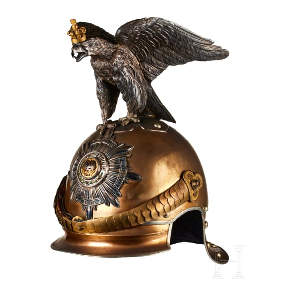 Helm M 67 f&uuml;r Offiziere der preu&szlig;ischen Garde du Corps