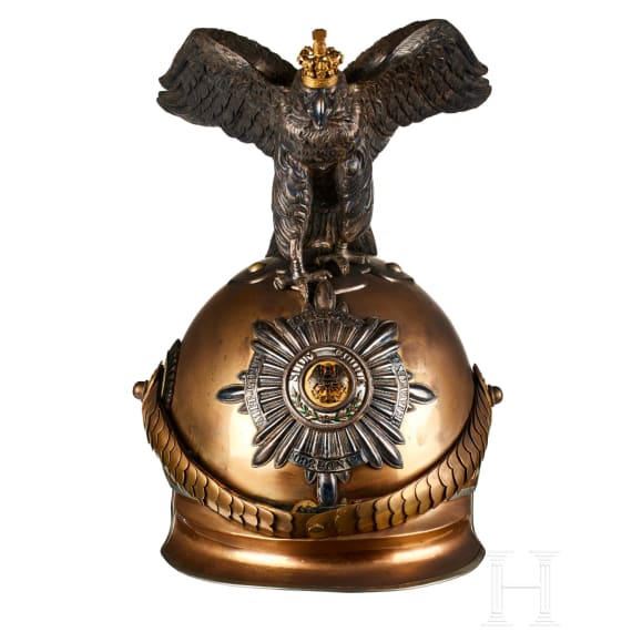 Helm M 67 f&uuml;r Offiziere der preu&szlig;ischen Garde du Corps
