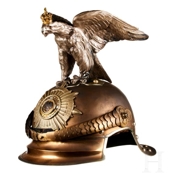 Helm M 67 f&uuml;r Offiziere der preu&szlig;ischen Garde du Corps
