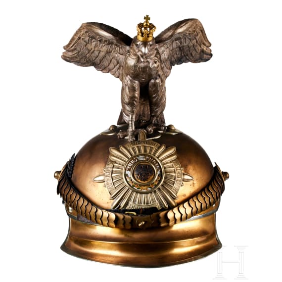 Helm M 67 f&uuml;r Offiziere der preu&szlig;ischen Garde du Corps