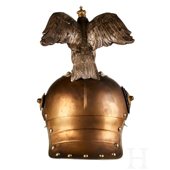 Helm M 67 f&uuml;r Offiziere der preu&szlig;ischen Garde du Corps