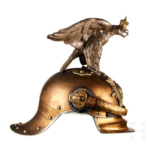 Helm M 67 f&uuml;r Offiziere der preu&szlig;ischen Garde du Corps