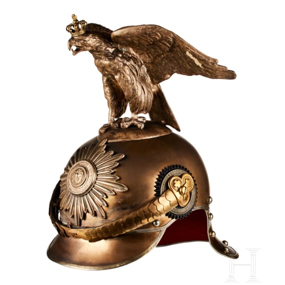Helm f&uuml;r Reserveoffiziere der preu&szlig;ischen Garde du Corps