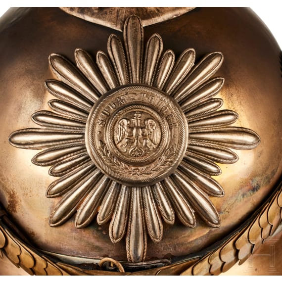 Helm f&uuml;r Reserveoffiziere der preu&szlig;ischen Garde du Corps