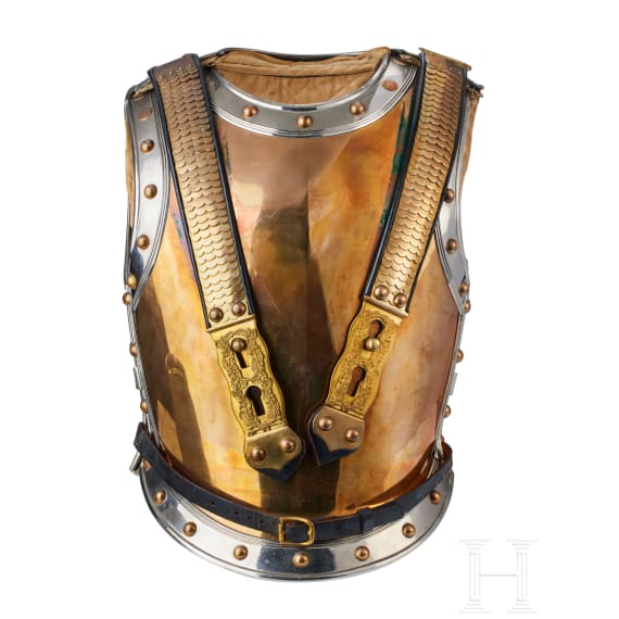 Tombak-K&uuml;rass f&uuml;r Offiziere der preu&szlig;ischen Garde du Corps