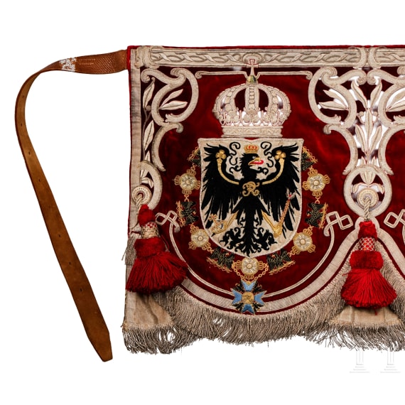 Kesselpaukenbehang der preu&szlig;ischen Garde du Corps