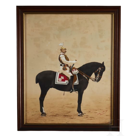 A Prussian GDC Kaiser Wilhelm II Watercolor