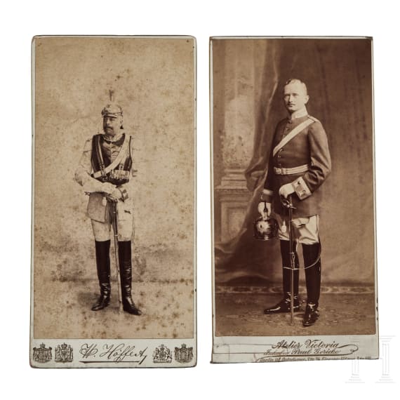 Photos of Prussian GdC officers, signed