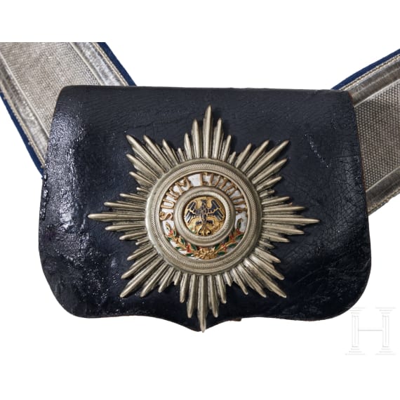 A Prussian Guard Kurassier Officer Bandolier and Kartuschkasten