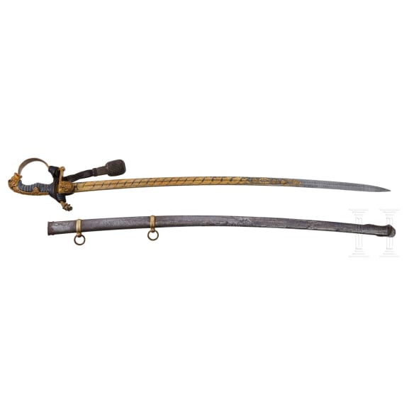 Generalleutnant Luis von Hesberg (1824&ndash;1909) &ndash; a magnificent sabre, gift from Cuirassier Regiment No. 6, likely presented upon his retirement in 1888.