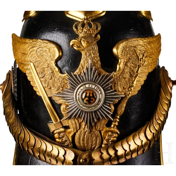 A Prussian Model 43 1st Guard Dragoon Officer's Helmet