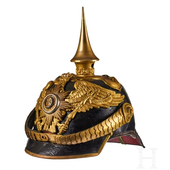 A Prussian Model 67 1st Guard Dragoon Officer's Helmet