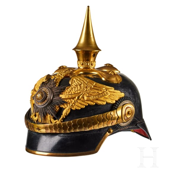 A Prussian Late Model 1st Guard Dragoon Officer's Helmet