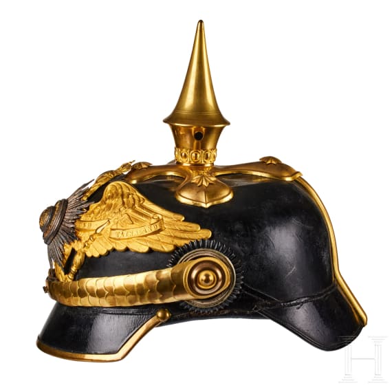 A Prussian Late Model 1st Guard Dragoon Officer's Helmet