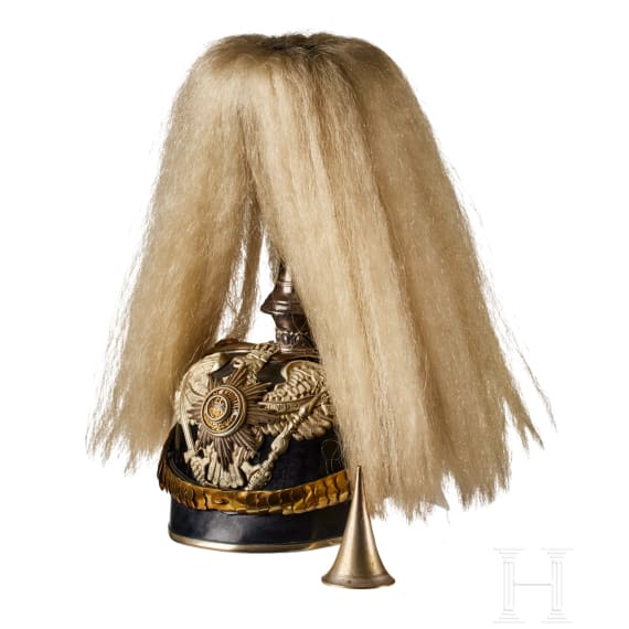 A Prussian Late Model 2nd Guard Dragoon Officer's Helmet