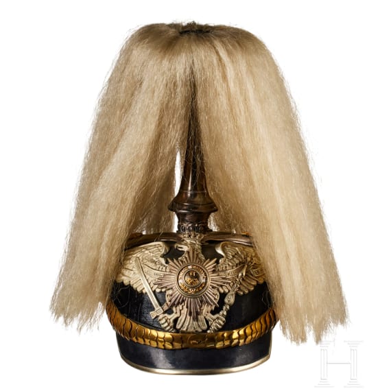 A Prussian Late Model 2nd Guard Dragoon Officer's Helmet