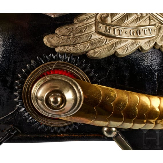 A Prussian Late Model 2nd Guard Dragoon Officer's Helmet