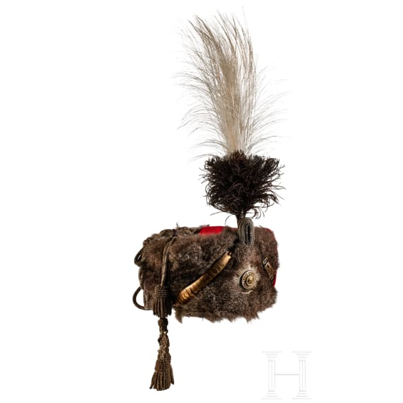 A Prussian Leib Guard Hussar Officer Busby