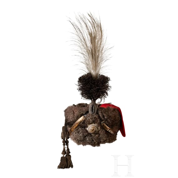 A Prussian Leib Guard Hussar Officer Busby