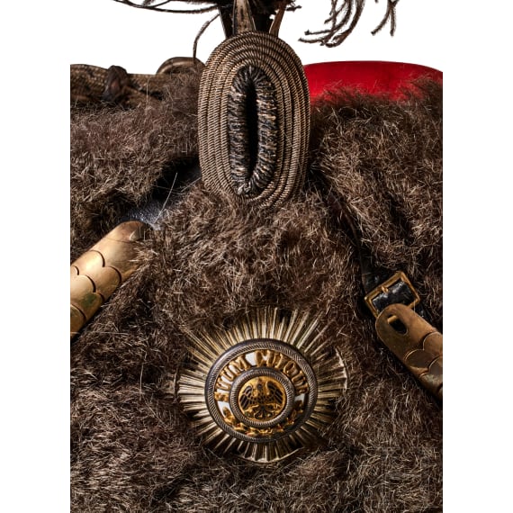 A Prussian Leib Guard Hussar Officer Busby