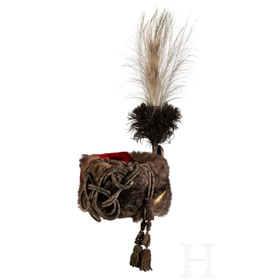 A Prussian Leib Guard Hussar Officer Busby