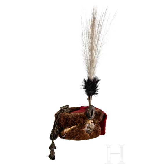 A Prussian Leib Guard Reserve pre 1912 Hussar Officer Busby