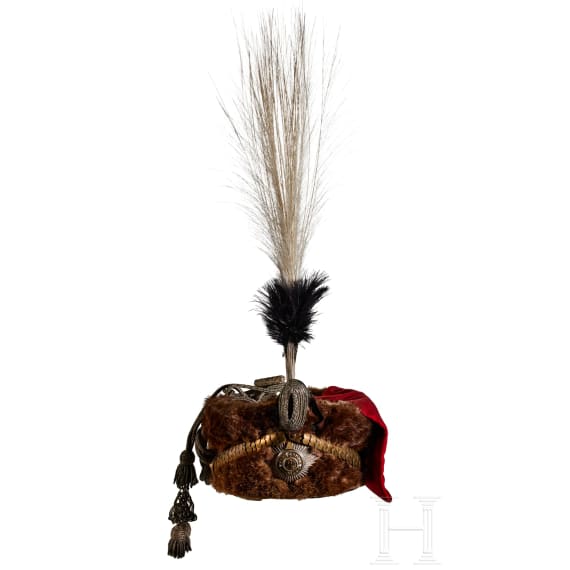 A Prussian Leib Guard Reserve pre 1912 Hussar Officer Busby